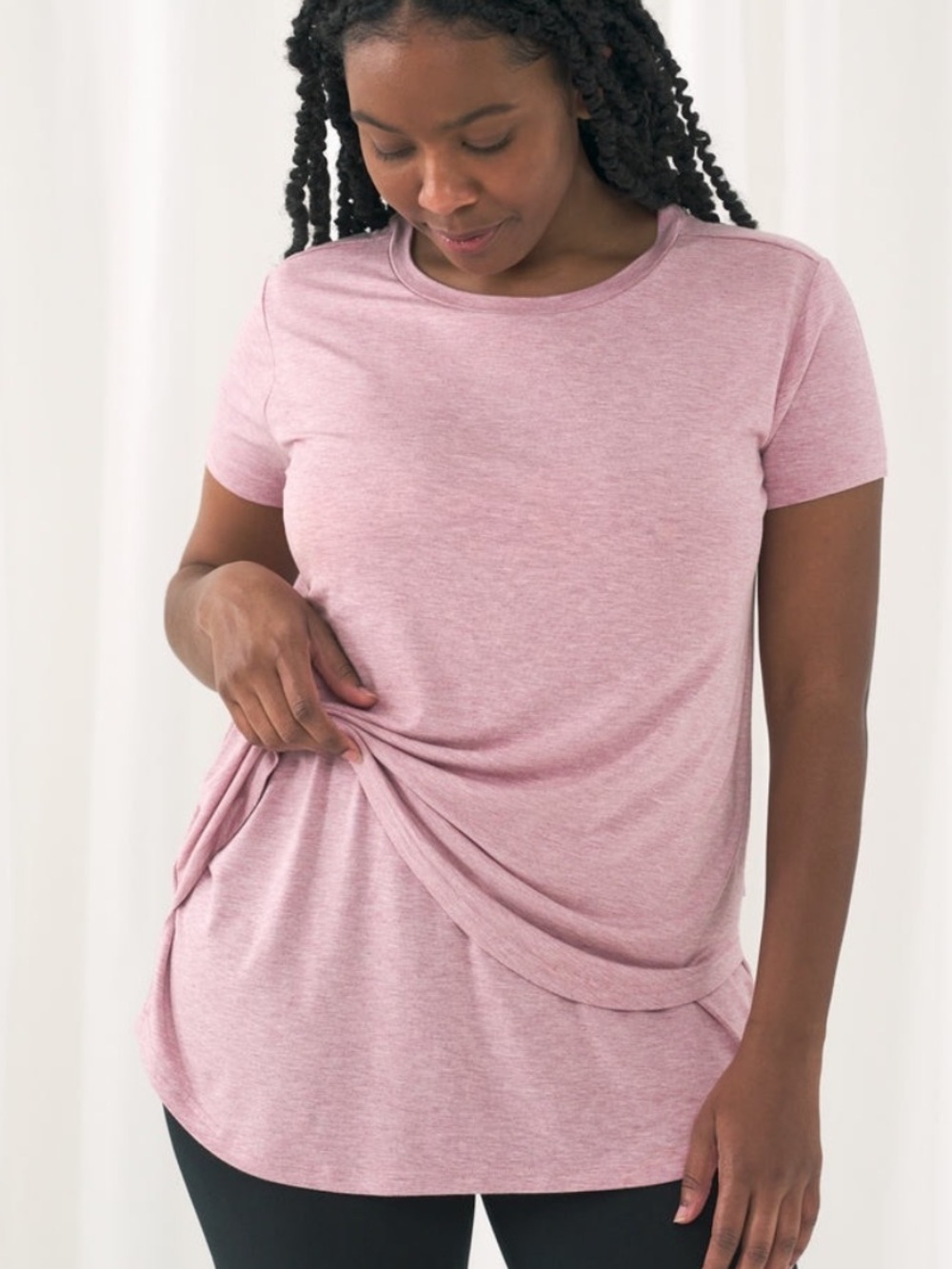 Little Sleepies Heather Mauve Women's Nursing Top